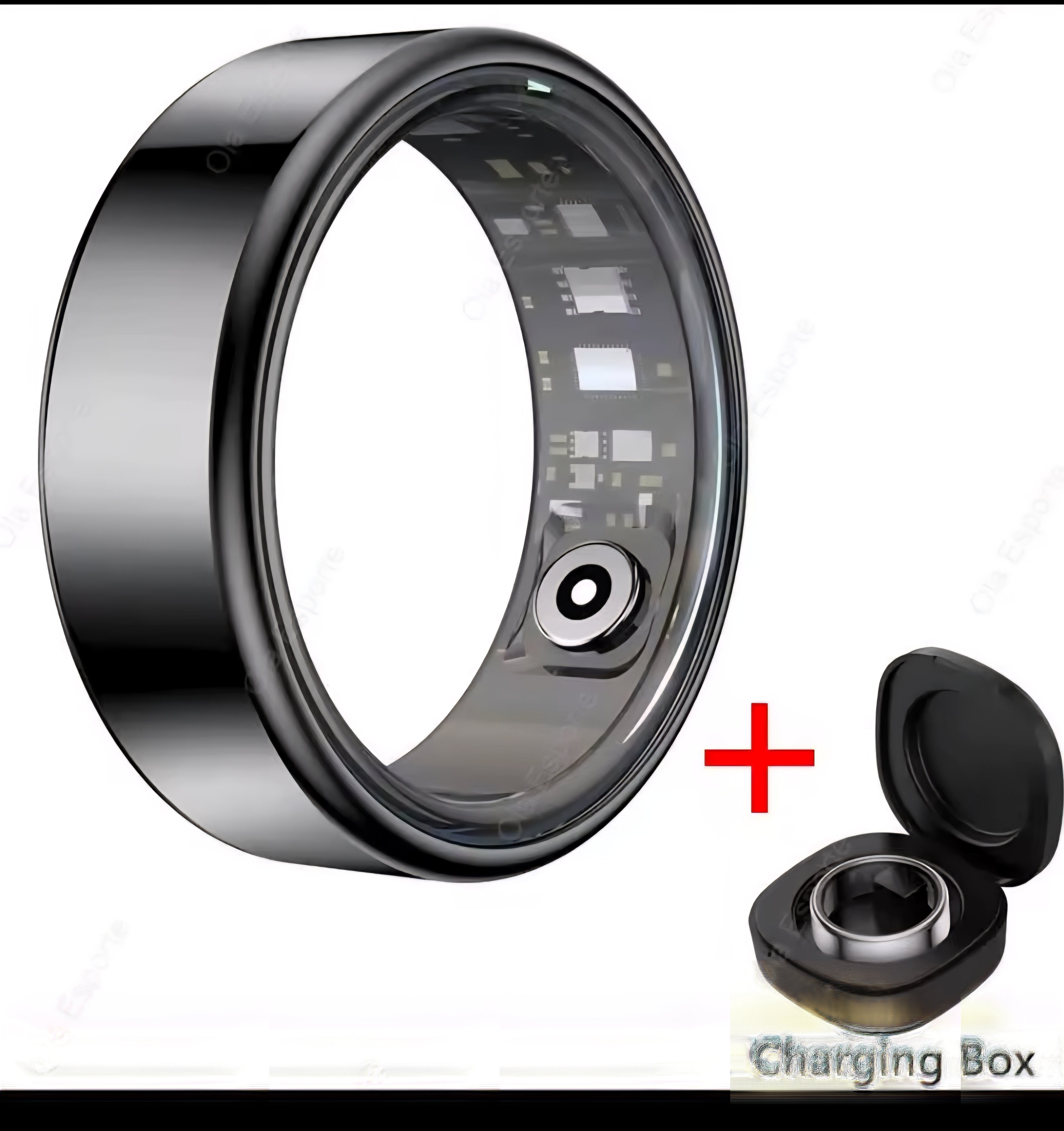 2025 New Smart Ring Men Women, Heart Rate and Blood Oxygen Monitor Smartring IP68 & 5ATM Waterproof, Multi-sport Mode Rings Man