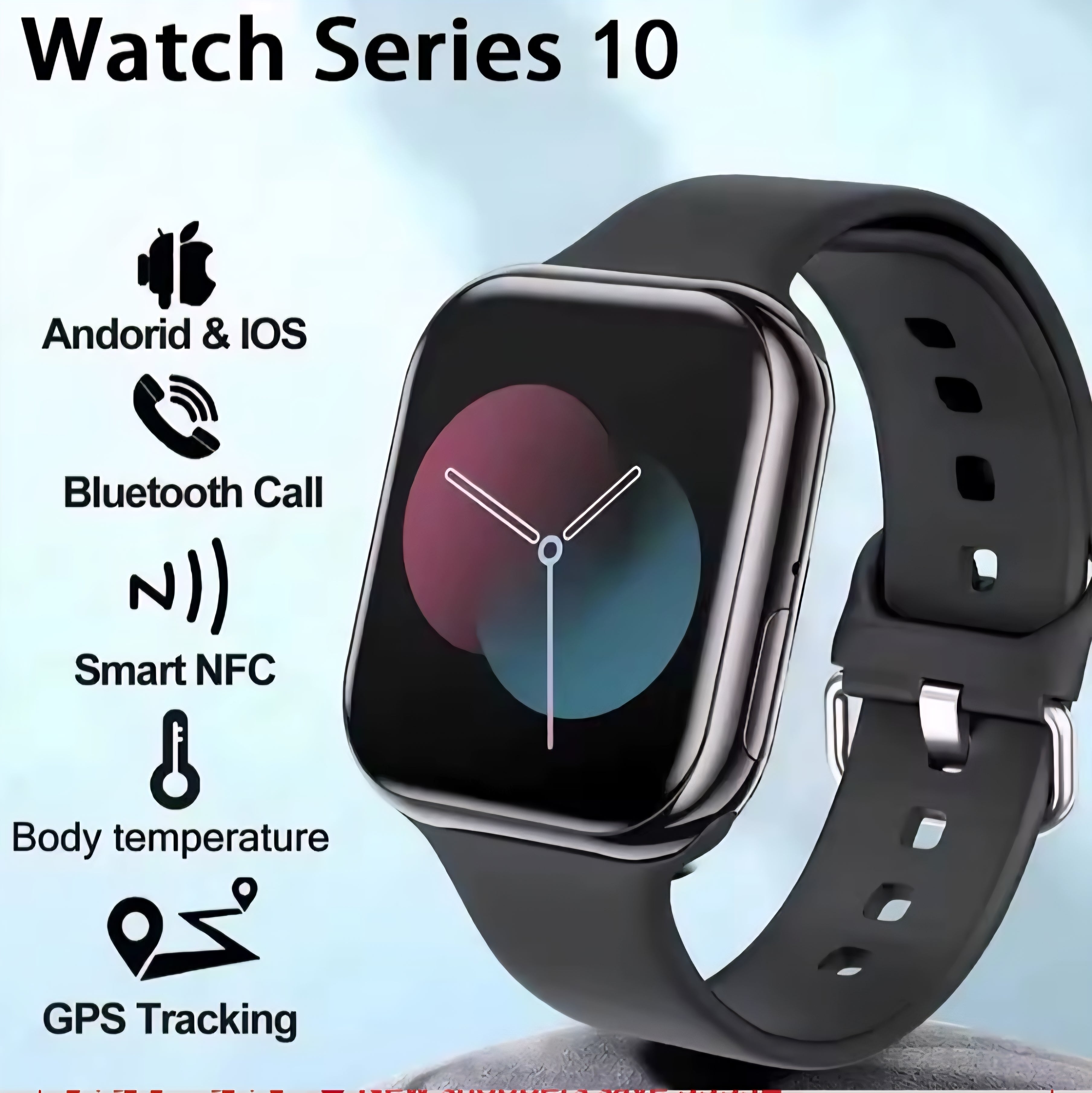 New 2025 Original For Apple Watch 10 Smart Watch x Men Body Temperature Bluetooth Call NFC GPS Sports Women SmartWatch for Apple