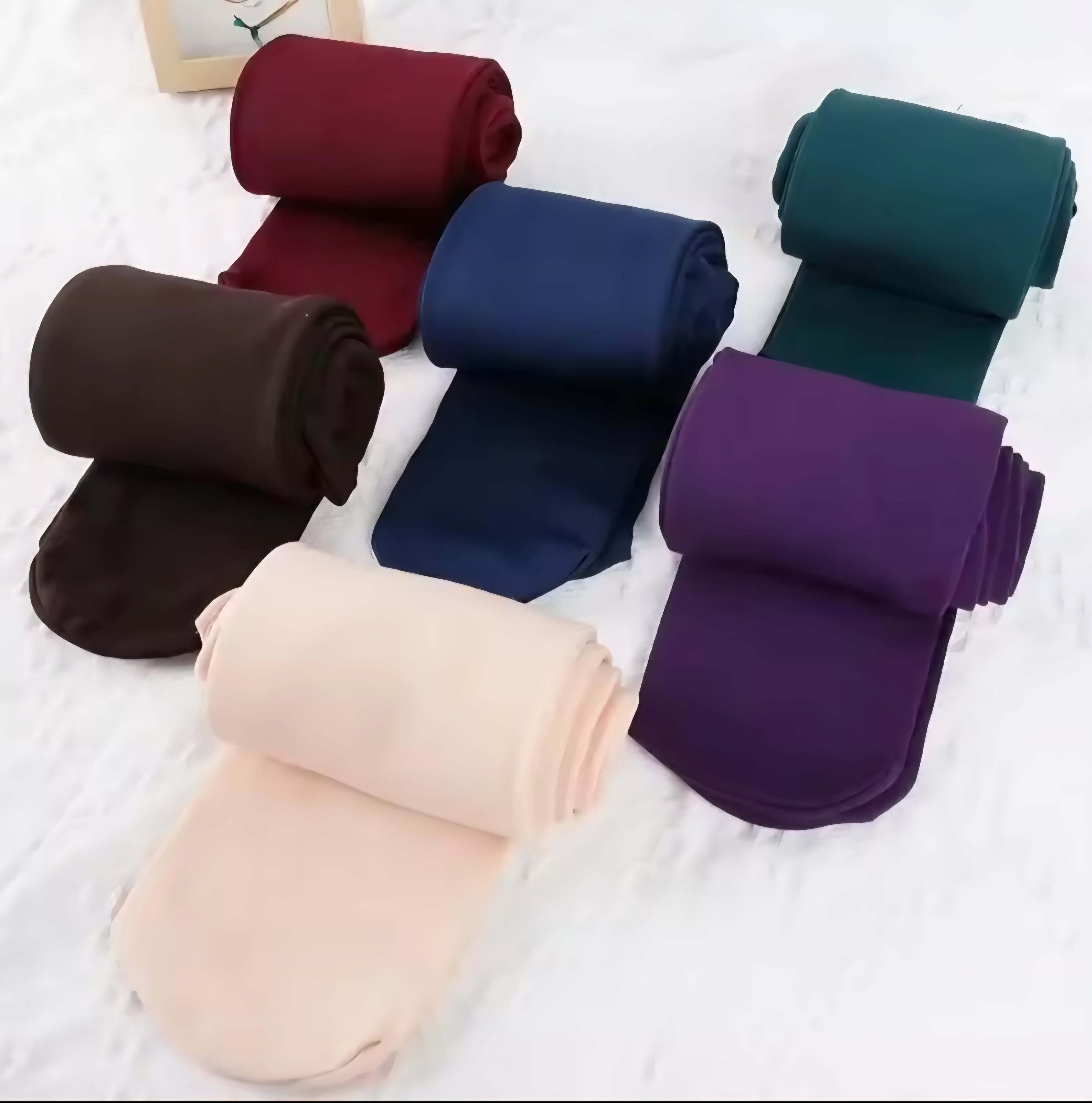 Women's Thermal Winter Tights Fleece Lined Sheer Velvet Pantyhose Thick Warm Leggings