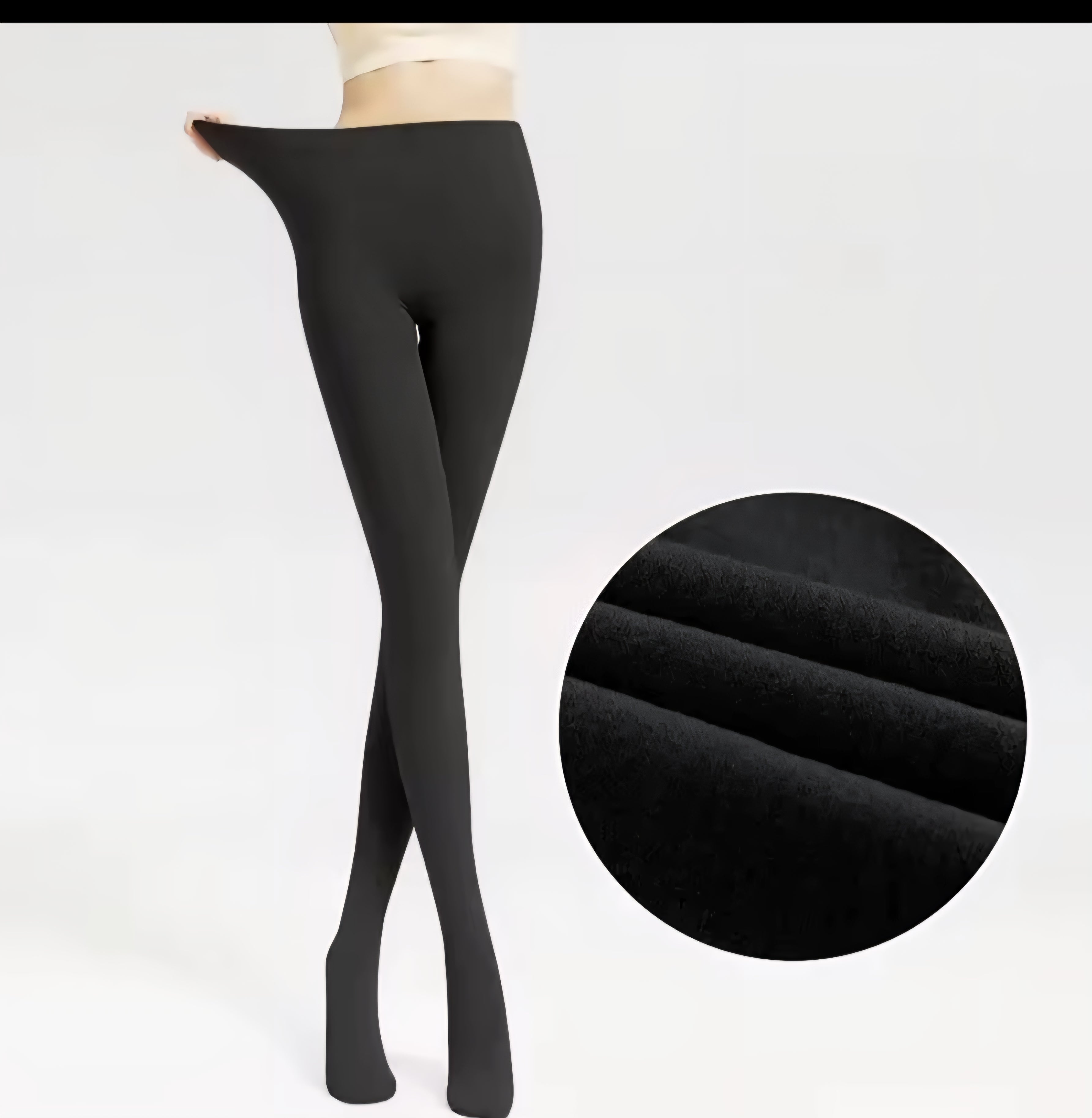 Women's Thermal Winter Tights Fleece Lined Sheer Velvet Pantyhose Thick Warm Leggings