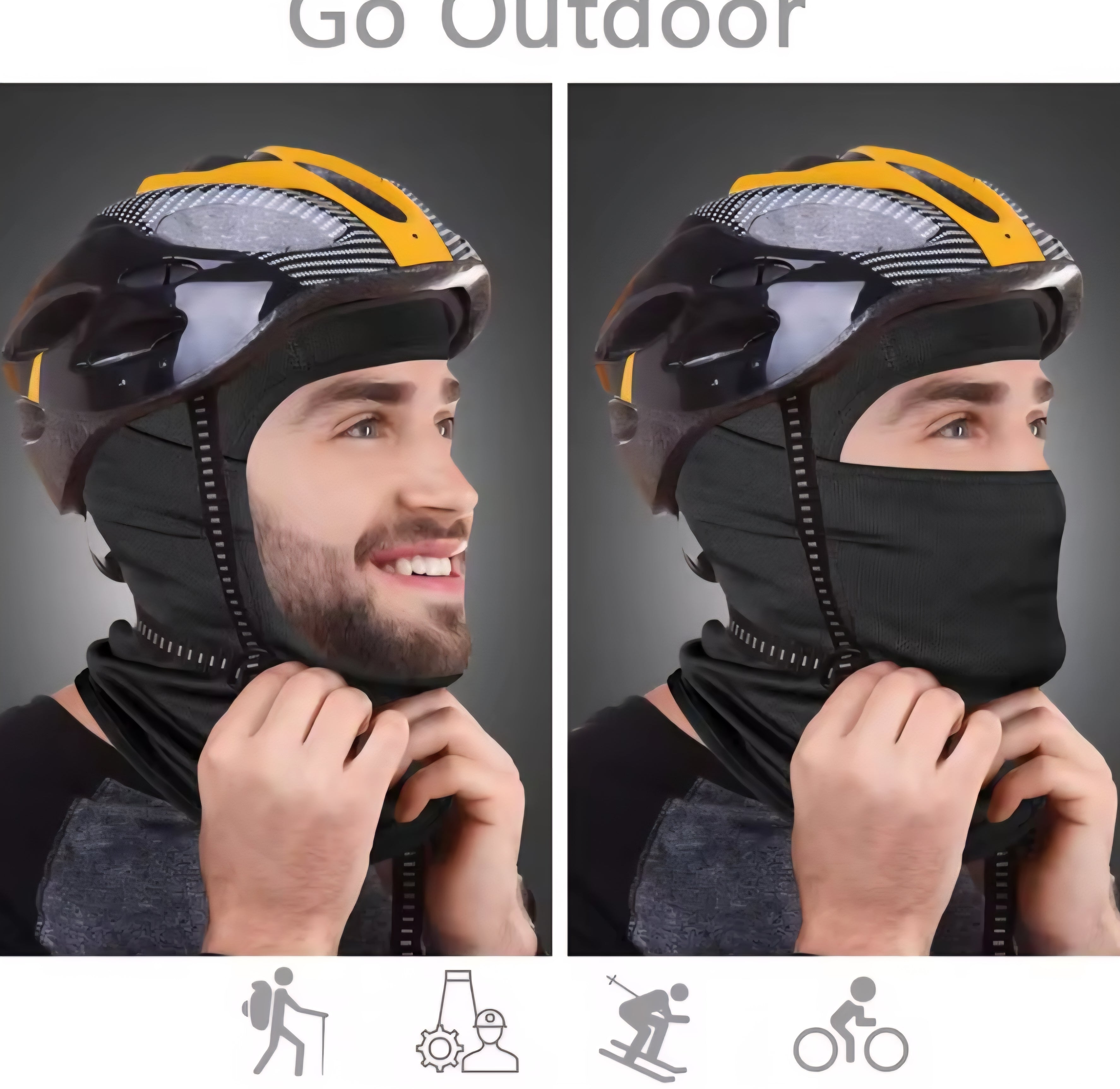 Balaclava Ski Mask Full Face Cover For Men And Women Breathable Full Face Mask For Skiing Outdoor Sports