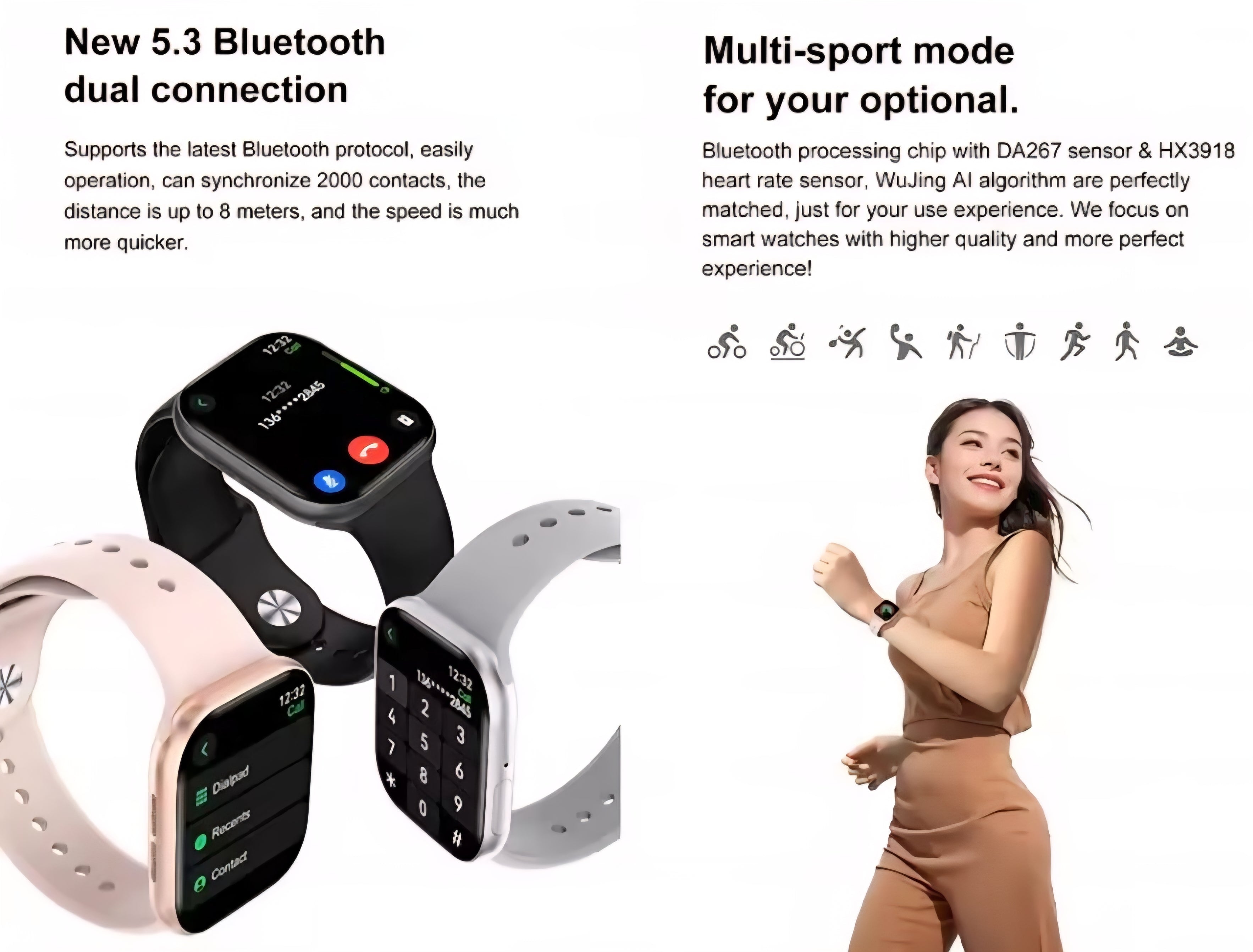 New 2025 Original For Apple Watch 10 Smart Watch x Men Body Temperature Bluetooth Call NFC GPS Sports Women SmartWatch for Apple